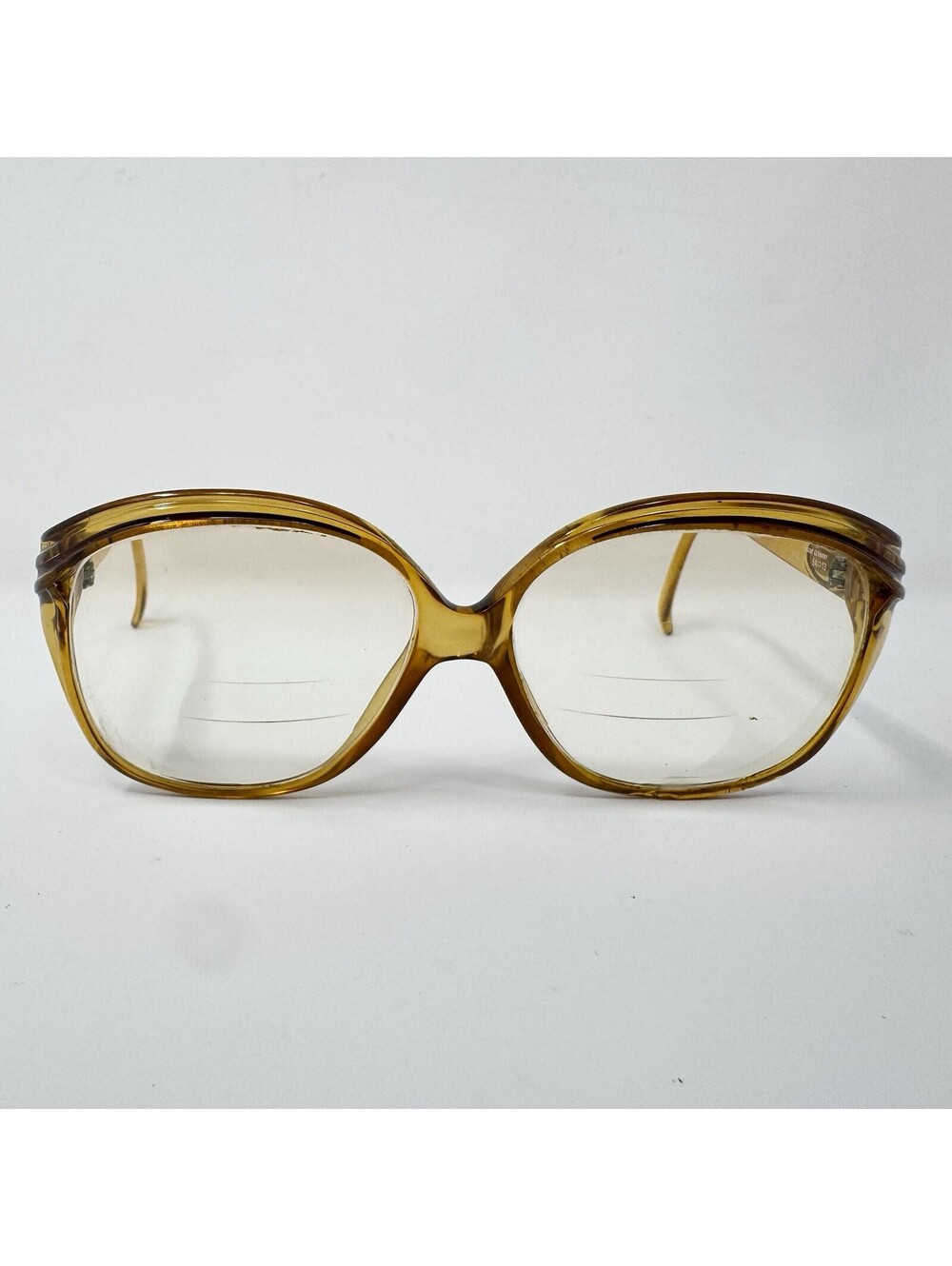 Christian Dior 2110 10 Amber Vintage Eyeglass Frames Germany 54-13